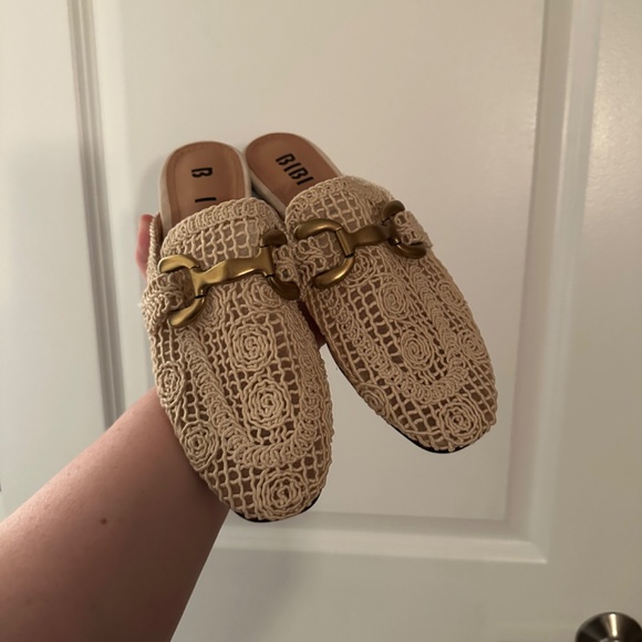 Bibi Lou Zagreb Crochet Slip-On Loafers, NWOT, Size 37 / US 6 - Picture 2 of 4